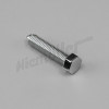 C 77 045 - Tornillo hexagonal con punta 10x45DIN 564 cromado