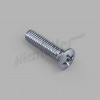 D 97 092 - raised countersunk head screw M 6x25