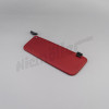 F 81 162a - Sun visor left without mirror - red 3055