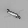 G 49 093 - Muffler with pipe / rear, plugged version - aftermarket