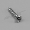 G 69 014 - Slotted shallow-raised countersunk-head tapping screw, chrome-plated 3.5x19 DIN 7983