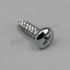 G 88 118 - Tornillo de rosca 4,8x16 DIN 7981 cromado