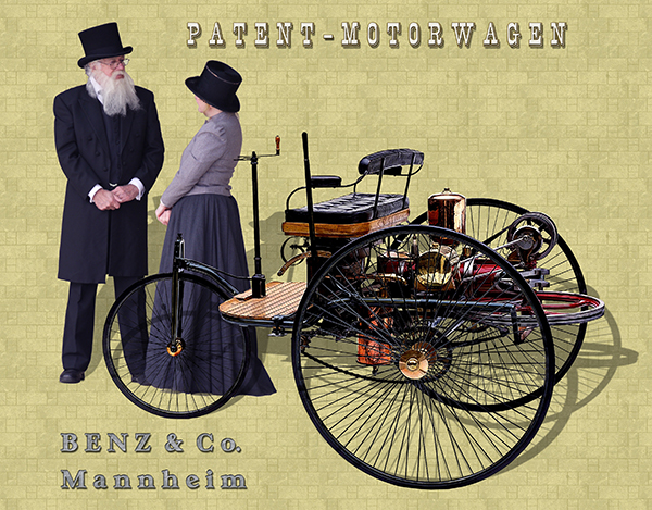Carl Benz Carl Benz - Patente de automóvil con Bertha Benz